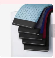 Pack de 5 udbóxer transpirable de malla talla grande, L-5XL por 11,87€