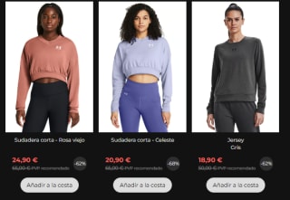 Rebajas hasta 70% descuento en la marca Under Armour precios de locura
