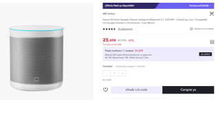 Altavoz Inteligente Xiaomi Mi Smart Speaker por 25.49€ (Cuenta Nueva 12.75€)