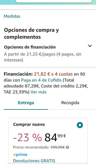 Lenovo L24e-30 Monitor Gaming 23.8" por 84,99€.