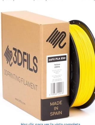 3D esFil PLA INGEO 3D850: 1.75 mm, 1 Kg, Amarillo por 14,24€