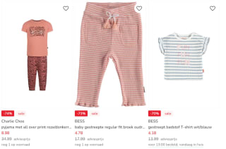 Tot 84% korting bij Kleertjes.com tijdens de sale