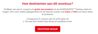 Gratis Purina Adventuros training hondensnacks met e-coupon