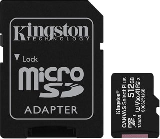 Kingston 512GB microSD Card (Class 10) - £19.98