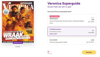 4 nummers Veronica Superguide voor €4,- bij Kiosk