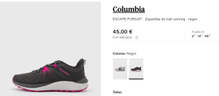 Calzado Columbia desde solo 38€ grandes ofertas