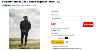 Brunotti Taresail 3-in-1 Heren Regenjas XL voor €82,82 bij Bol