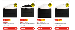 Björn Borg Canvas Sneakers voor €14,99 bij Kruidvat