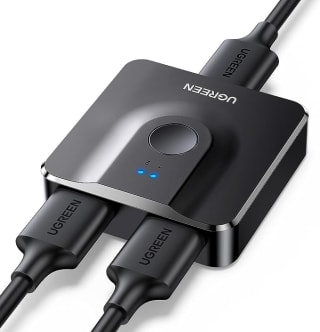 UGREEN HDMI 2.0 Switch 4K@60Hz HDMI Splitter voor €8,25 bij Amazon