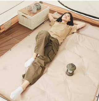 Tweepersoons Automatisch Opblaasbaar kampeermatras voor €19,99 bij Ochama