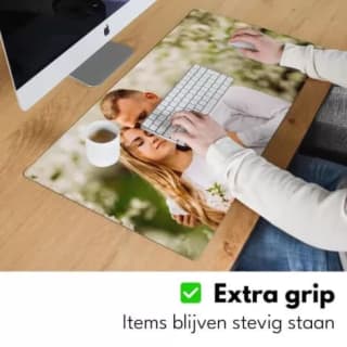 Bureauonderleggers met eigen foto 80x40 cm voor €20,43 (incl. verzending) met code