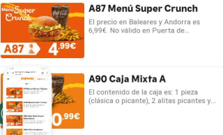 Todas las ofertas disponibles en Popeyes