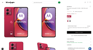 Motorola Moto G84 5G 8GB + 256GB móvil libre por solo 189,99€