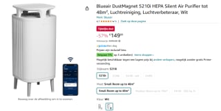 Blueair DustMagnet 5210i luchtreiniger voor €149 bij Amazon