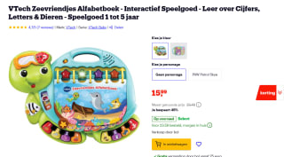 VTech Zeevriendjes Alfabetboek - Interactief Speelgoed voor €15,99 bij Bol