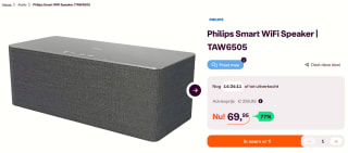 Philips TAW6505 - Draadloze Luidspreker - voor €69,95 bij Ibood
