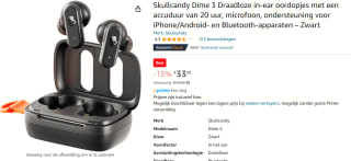 Skullcandy Hesh EVO Wireless over-ear - Zwart voor €33,99 bij Amazon