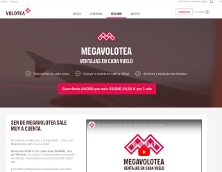 1 Año Megavolotea por solo 29,99€ Vuelos