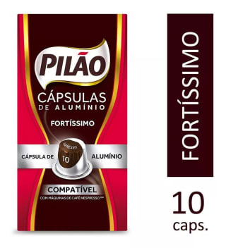 Cápsulas De Café Pilão Espresso com 10 uni - R$ 13,67