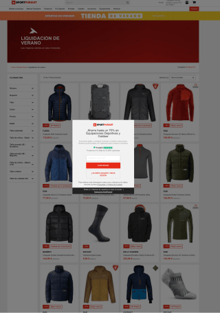 Código 20% Extra en tienda deportiva Sport Pursuit