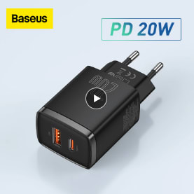 Cargador Baseus USB de 20W con doble puerto USB por 8,90