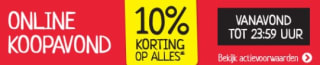 Vanavond 10% kassakorting op bijna alles bij Boekenvoordeel