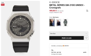 Reloj Casio G-SHOCK GM-2100 METAL por 144,46€