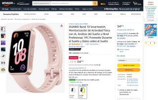 Smartwatch Huawei Band 10 pulsera inteligente por 34€
