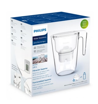 Pre Black Friday Pack Jarra Filtradora de Agua PHILIPS Water 2.6l con Filtro Micro x- a solo 5,99€