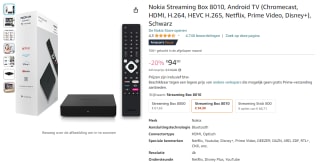 Nokia Streaming Box 8010 voor €94,90 bij Amazon