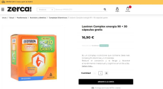 Leotron Complex energía 90 + 30 cápsulas gratis por 16,90€