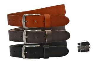 3x DSTRCT Leren Riem voor €29,95 bij iBOOD