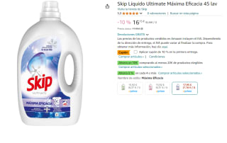 2 Botes de SKIP Ultimate detergente máquina líquido máxima eficacia botella 45 dosis por 20.51€