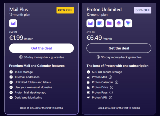 Tot 70% korting op Black Friday deals bij Proton