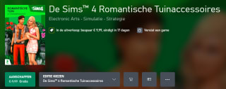 De Sims™ 4 Romantische Tuinaccessoires DLC gratis in de Xbox store