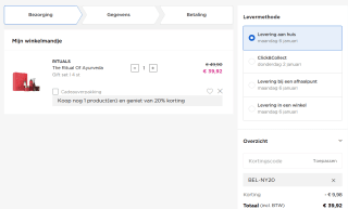 20% extra korting op alles bij Ici Paris XL