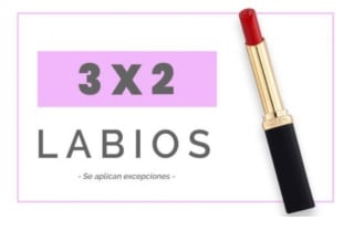 3X2 Labios en Maquillalia.