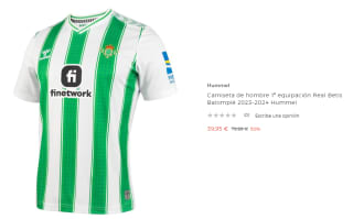 Camiseta Real Betis Balónpie 23-24 por 39.95€