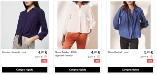 Oferta hasta 90% marca ropa ETAM desde solo 1€