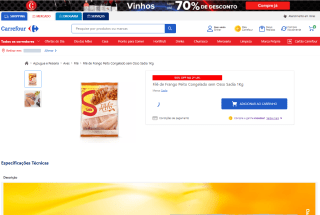 50% Off na 2 ° Unidade em Filé de Frango da Sadia de 1Kg - R$ 19,99