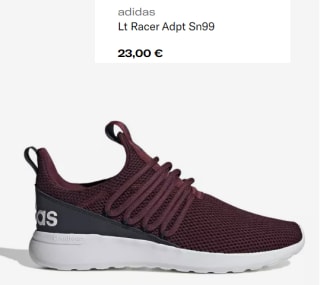 Zapatillas para Hombre adidas Lt Racer Adapt 3.0 por 23€