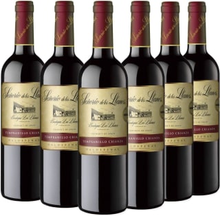 Señorío de los Llanos Crianza vino tinto D.O. Valdepeñas caja 6 botellas por 10,50€