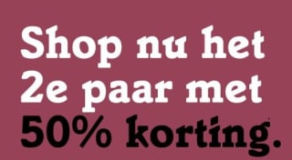 50% korting op het 2e paar schoenen bij Durlinger