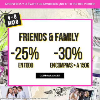 Código Ahorro 30% Productos de belleza Friends & Family en Kiehl's