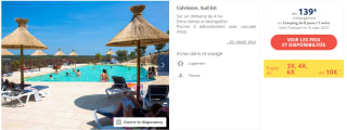 Location de mobil-home au Camping Mer et Camargue 4 à 139€