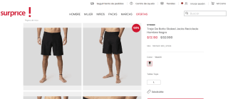 Traje De Baño Stoked Jacks Reciclado Hombre por $13.190