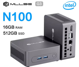 MLLSE G3 Mini PC Intel N100 CPU DDR4 16GB RAM 512GB SSD por 83,70€