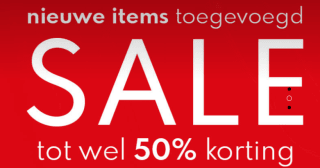 Tot 50% korting tijdens de sale bij Leballon