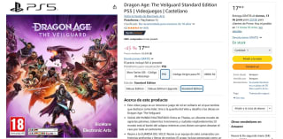 Videojuego Dragon Age: The Veilguard PS5 por 17,90€