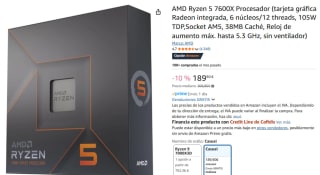 Procesador AMD Ryzen 5 7600X 4.7 GHz Box sin Ventilador por 189,90€